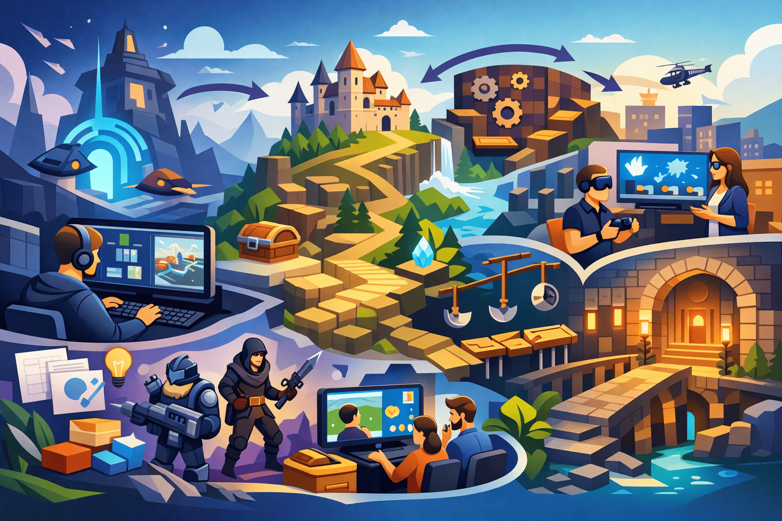 Jetsigmaers: Tworzenie Wciągających Światów i Niezapomnianych Poziomów Gier