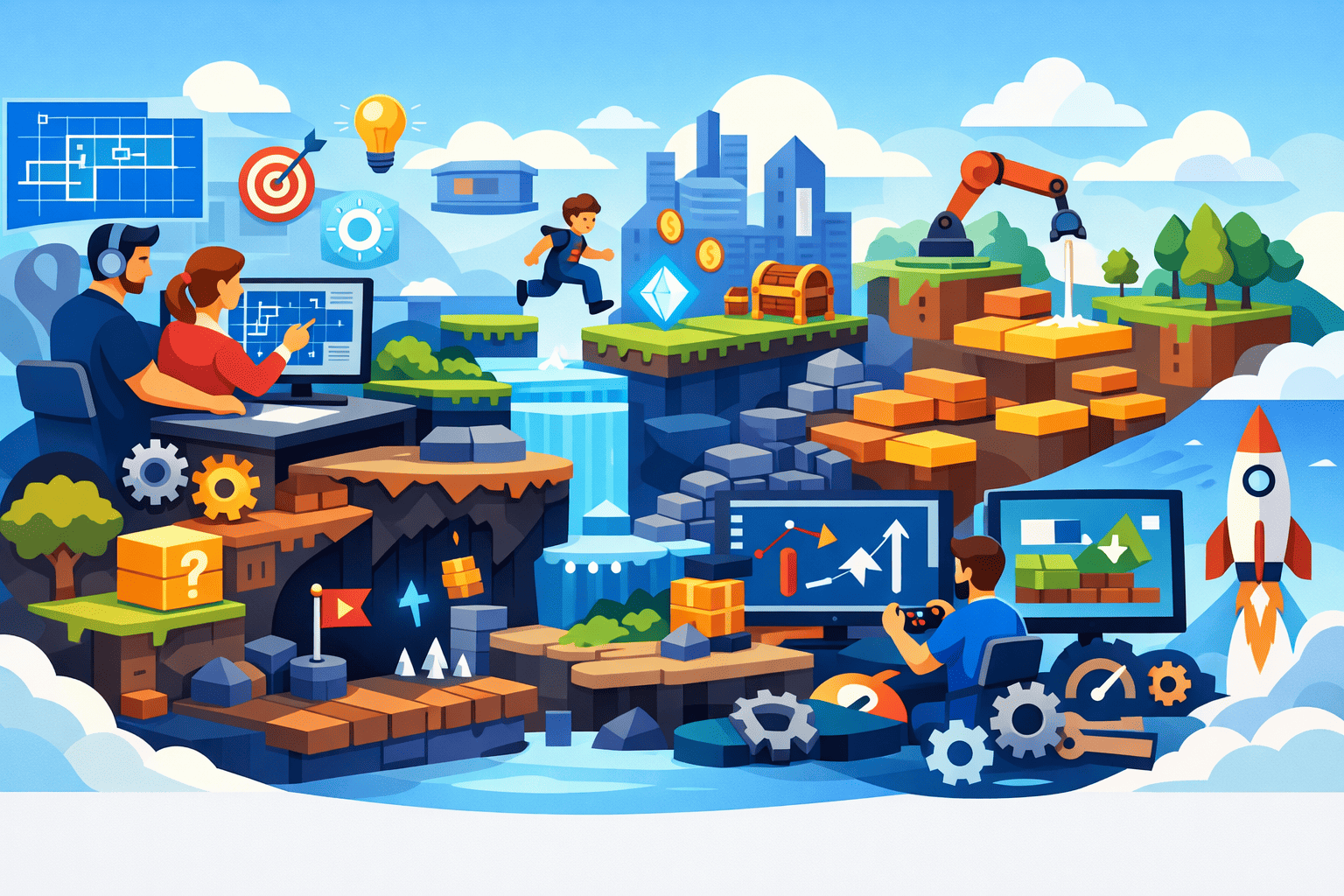 Projektowanie Poziomów: Optymalizacja Rozgrywki i Wizualna Narracja