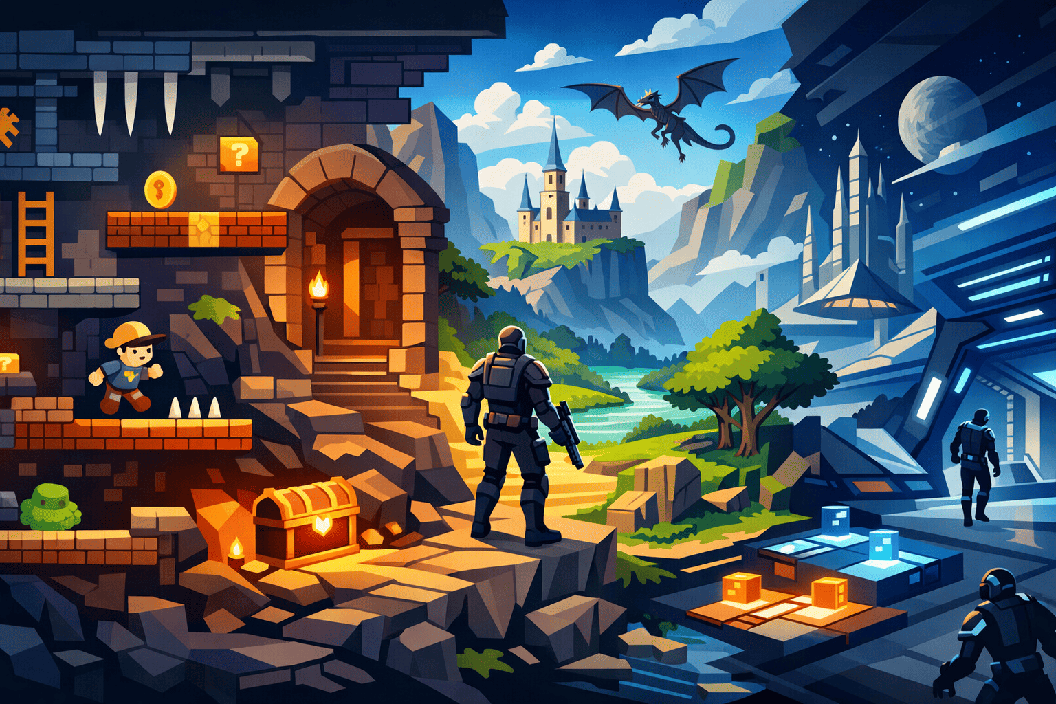 Projektowanie poziomów: Od wizji do interaktywnego świata.